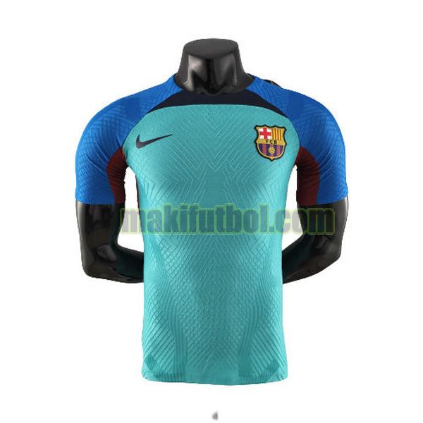 camisetas entrenamiento barcelona 2022 2023 player azul verde