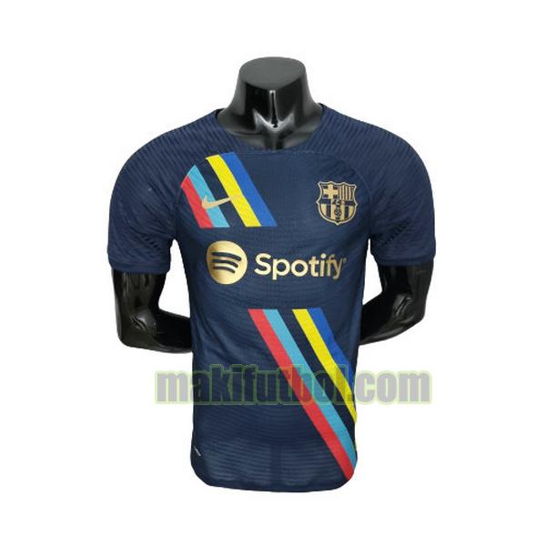 camisetas entrenamiento barcelona 2022 player azul