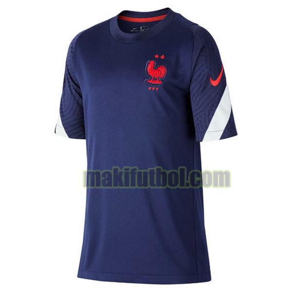 camisetas entrenamiento francia 2020-2021 azul