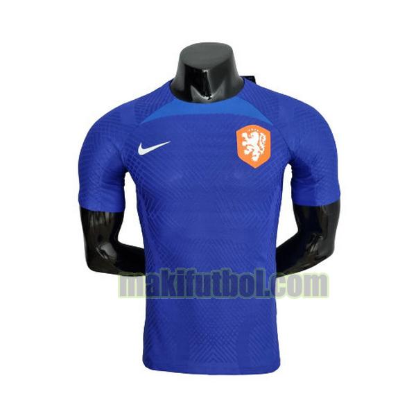 camisetas entrenamiento holanda 2022 player azul