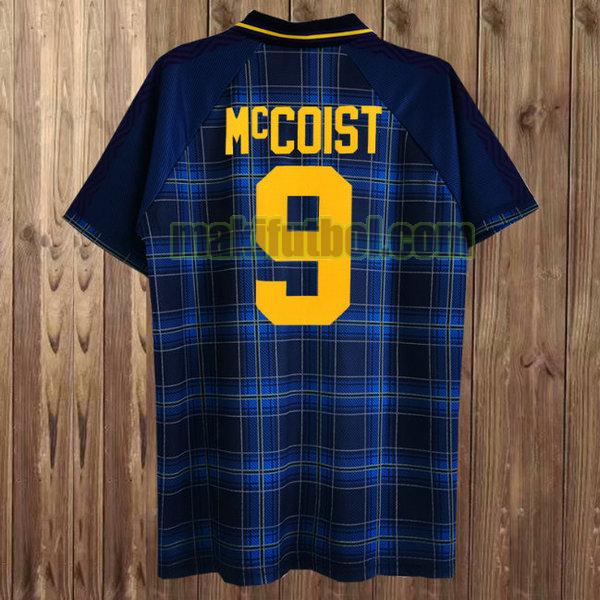 camisetas escocia 1994-1996 primera mccoist 9 azul