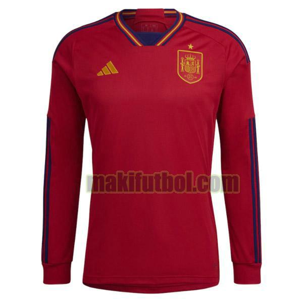 camisetas espana 2022 primera ml rojo