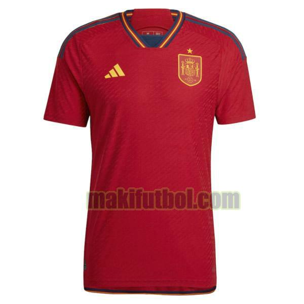 camisetas espana 2022 primera rojo