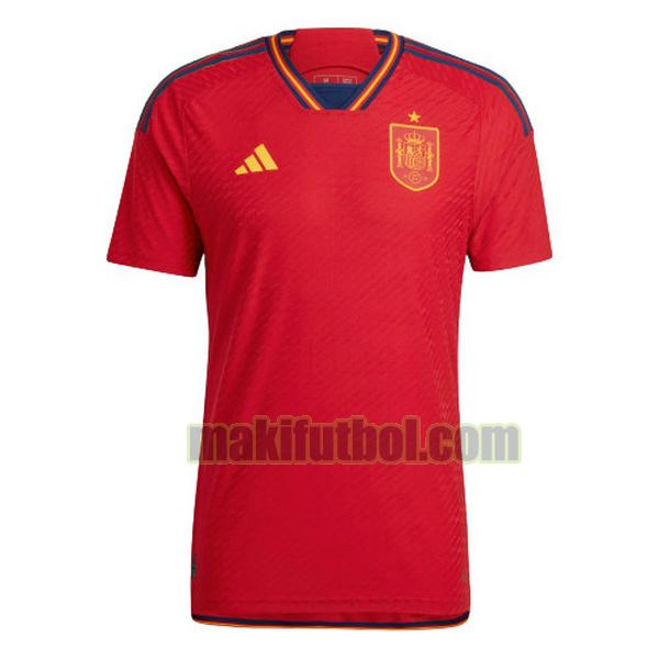 camisetas espana 2022 primera tailandia rojo