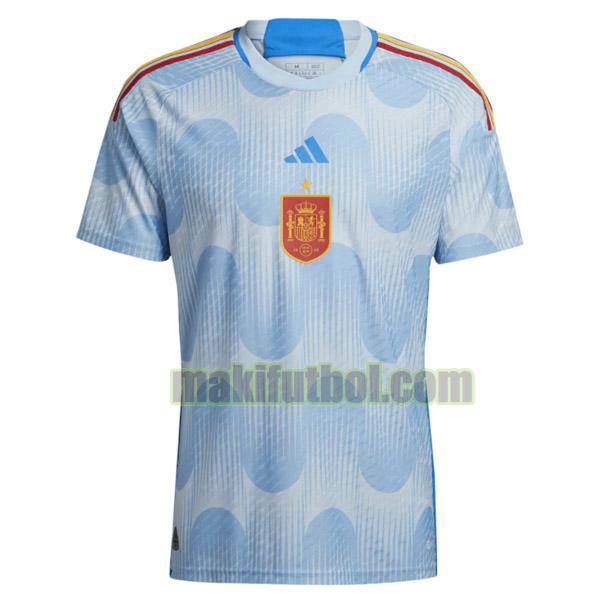 camisetas espana 2022 segunda azul
