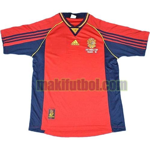 camisetas españa copa mundial 1998 primera
