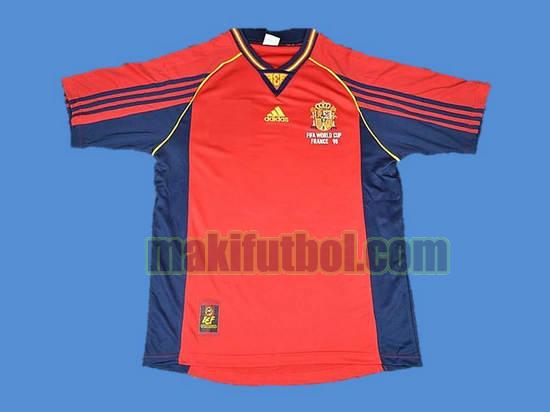 camisetas españa copa mundial 1998 primera