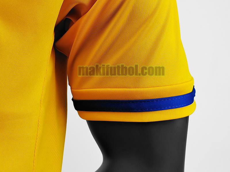 camisetas everton 2020-2021 segunda player amarillo