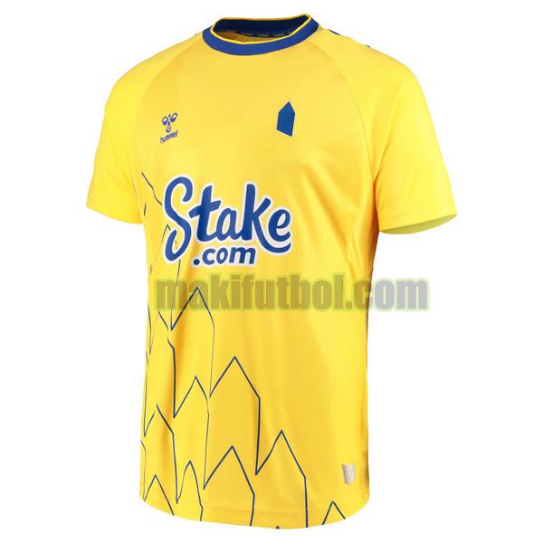 camisetas everton 2022 2023 tercera amarillo