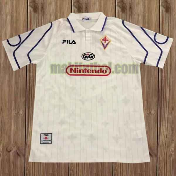 camisetas fiorentina 1997-1998 segunda blanco