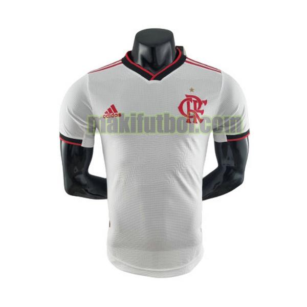 camisetas flamengo 2022 2023 segunda player blanco