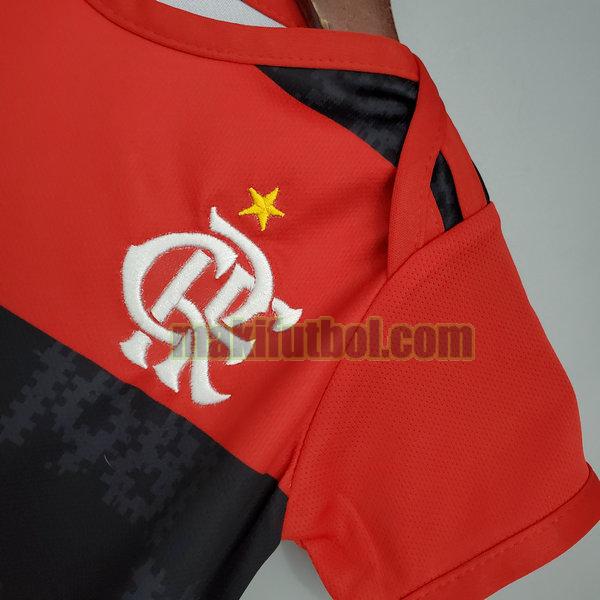 camisetas flamengo bebe 2021 2022 primera rojo