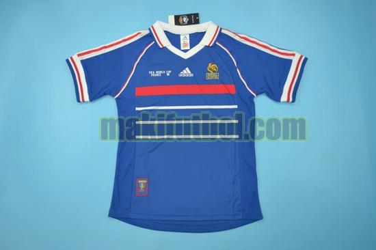 camisetas francia copa mundial 1998 primera