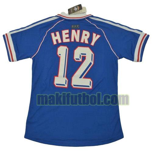 camisetas francia copa mundial 1998 primera henry 12