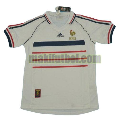 camisetas francia copa mundial 1998 segunda