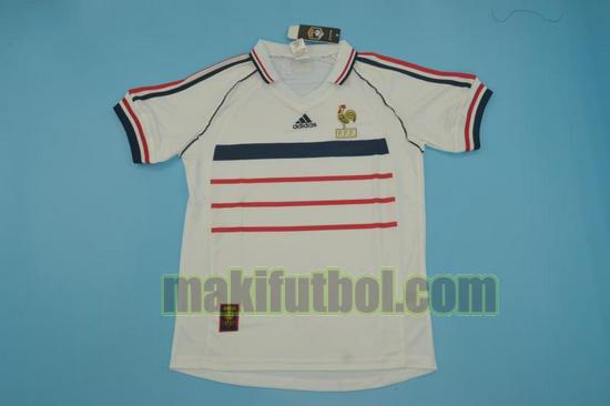 camisetas francia copa mundial 1998 segunda
