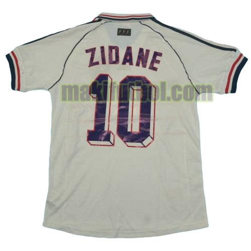 camisetas francia copa mundial 1998 segunda zidane 10
