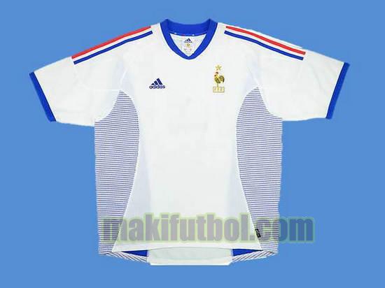 camisetas francia copa mundial 2002 segunda