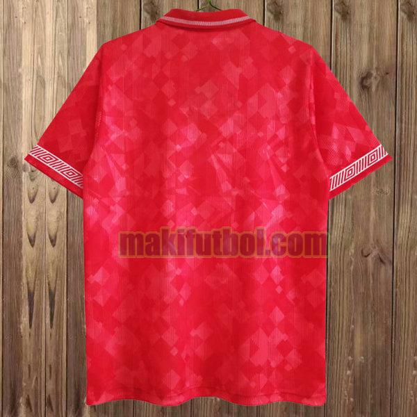 camisetas galles 1990-1992 primera rojo