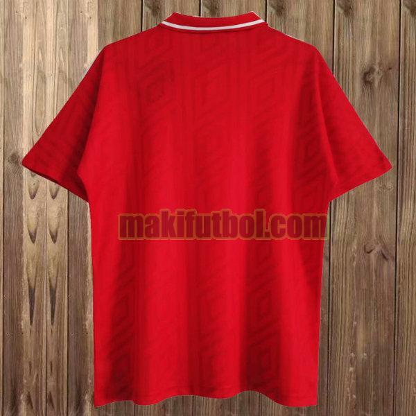 camisetas galles 1992-1994 primera rojo