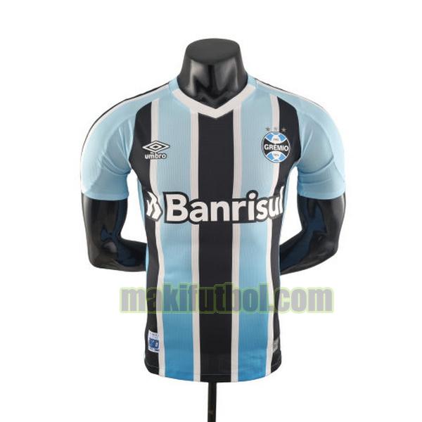 camisetas grêmio fbpa 2022 2023 primera player azul negro