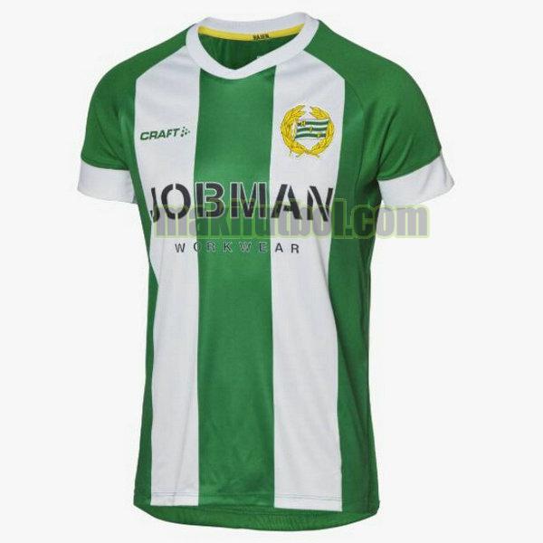camisetas hammarby 2021 2022 primera tailandia verde blanco