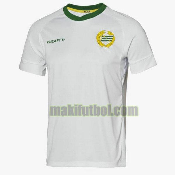 camisetas hammarby 2021 2022 tercera tailandia blanco