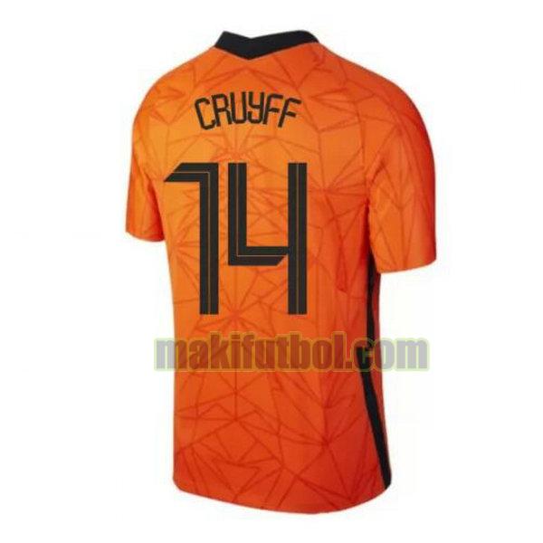 camisetas holanda 2020 primera cruyff 14