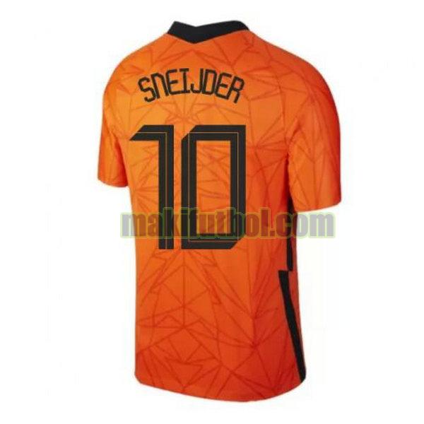 camisetas holanda 2020 primera sneijder 10