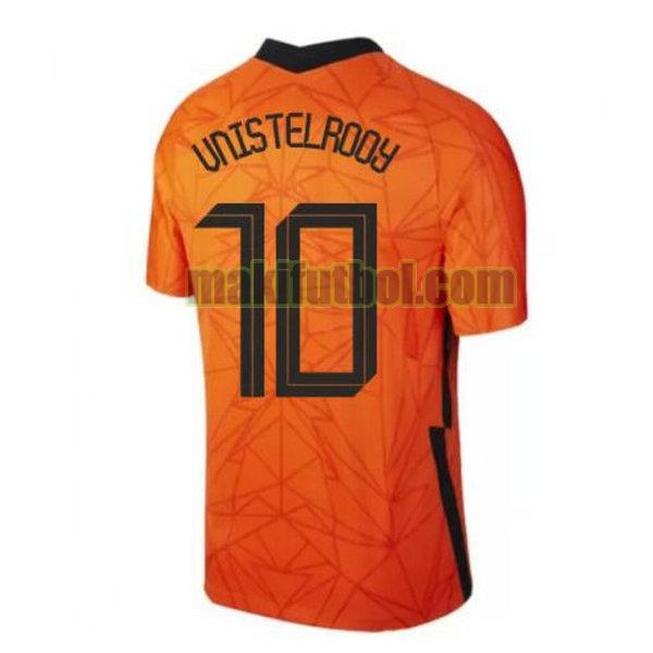 camisetas holanda 2020 primera v.nistelrooy 10