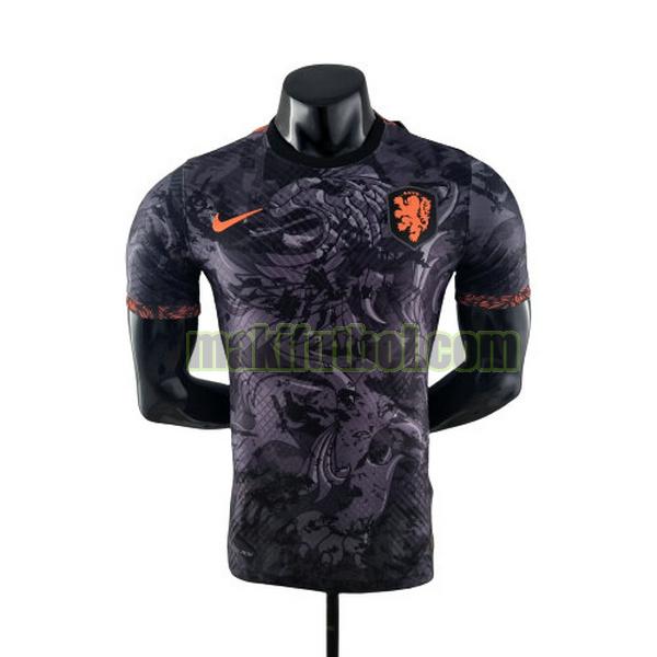 camisetas holanda 2022 special edition player negro