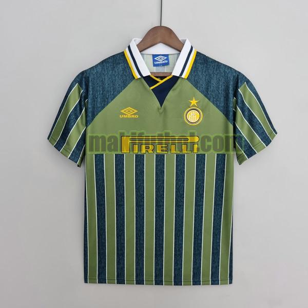 camisetas inter milan 1995 1996 segunda verde