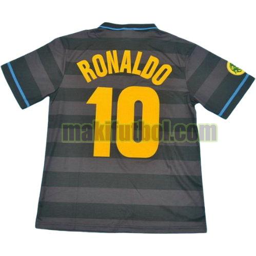 camisetas inter milan 1997-1998 segunda ronaldo 10