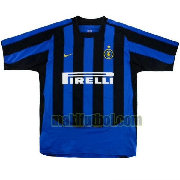 camisetas inter milan 2003-2004 primera azul