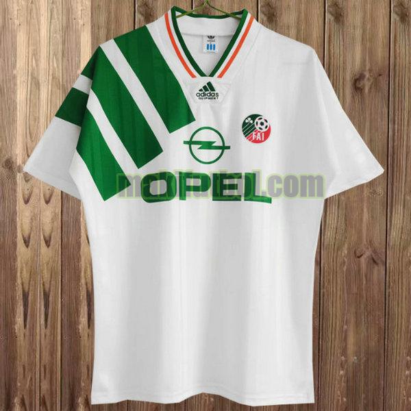 camisetas irlanda 1993-1994 segunda blanco
