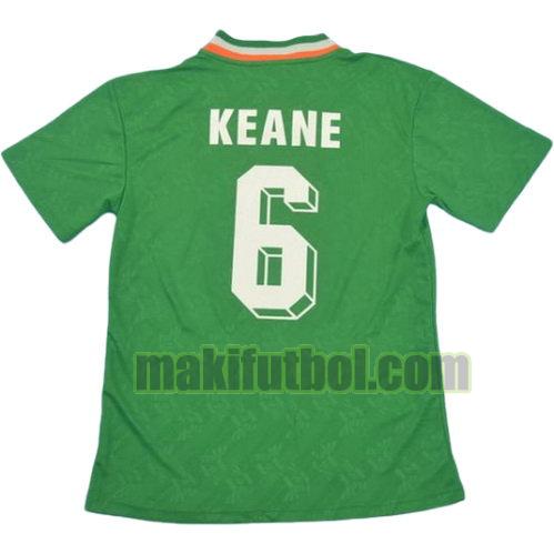 camisetas irlanda 1994 primera keane 6