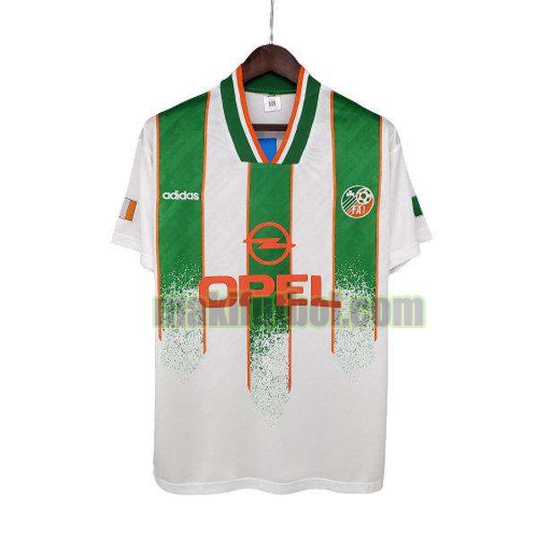 camisetas irlanda 1994 segunda blanco verde
