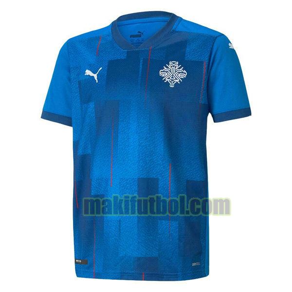 camisetas islandia 2021 2022 primera tailandia azul