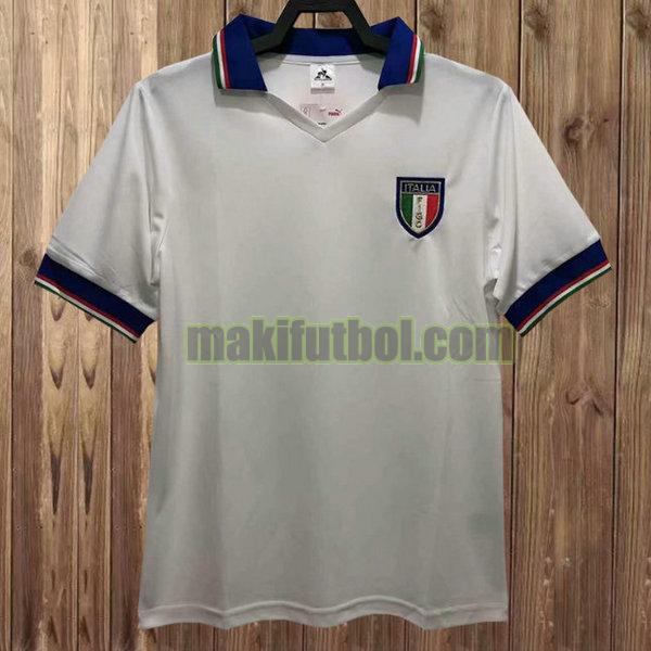camisetas italia 1982 segunda blanco