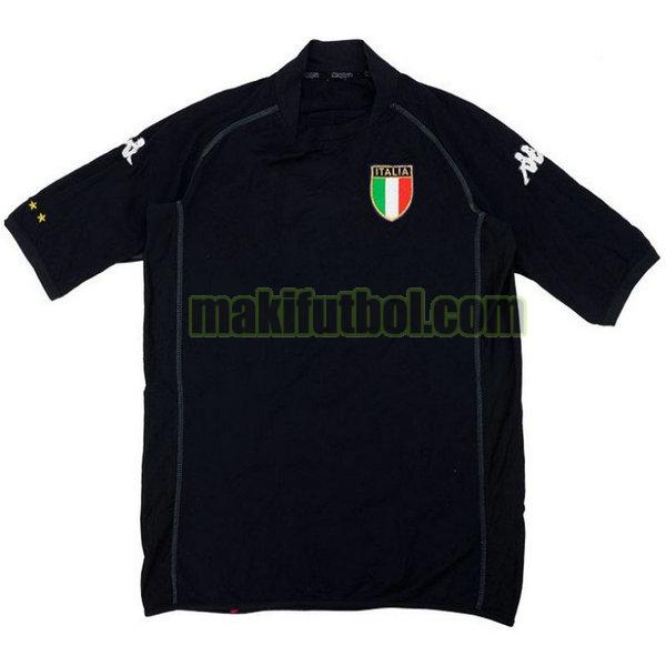 camisetas italia 2002 portero negro