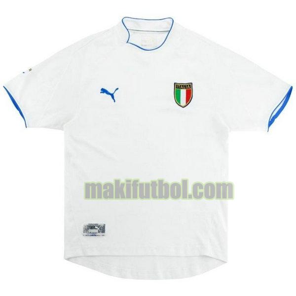 camisetas italia 2003 segunda blanco
