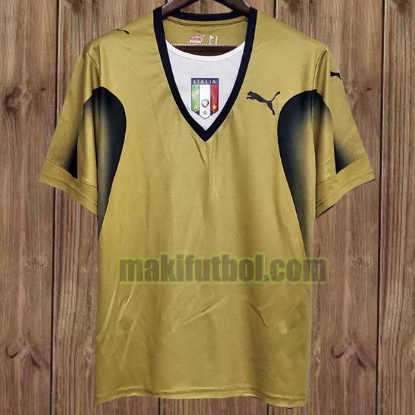 camisetas italia 2006 portero amarillo