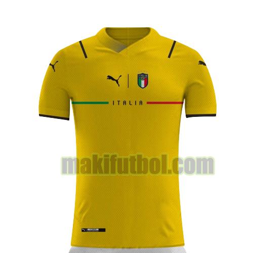 camisetas italia 2021 2022 portero amarillo