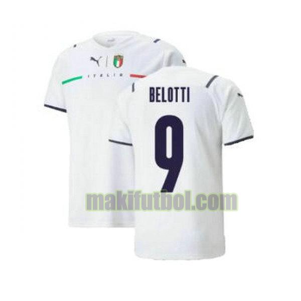 camisetas italia 2021 2022 segunda belotti 9 blanco