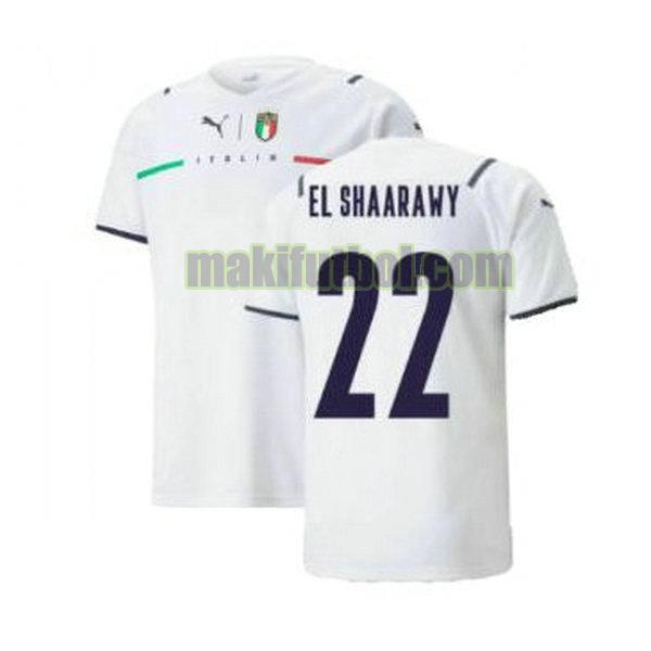 camisetas italia 2021 2022 segunda el shaarawy 22 blanco