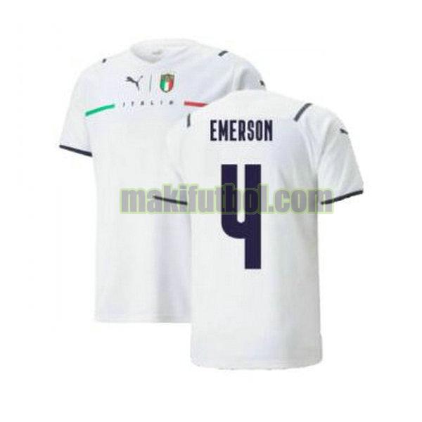 camisetas italia 2021 2022 segunda emerson 4 blanco