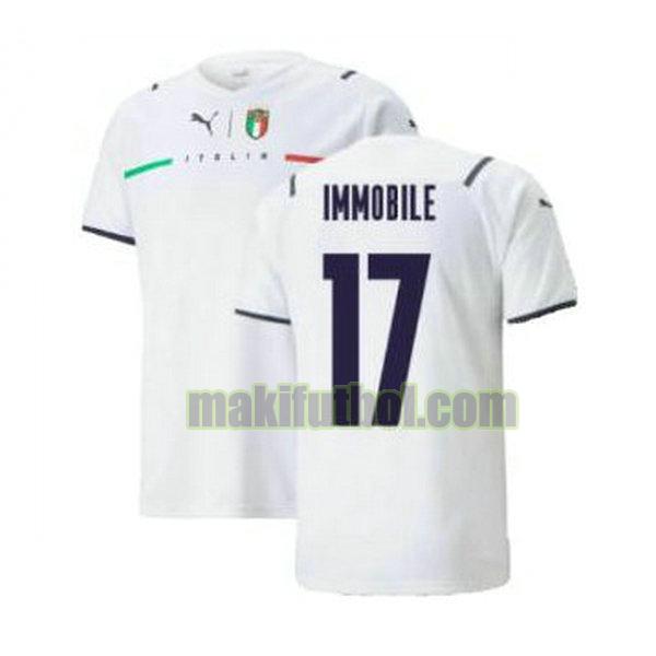 camisetas italia 2021 2022 segunda immobile 17 blanco