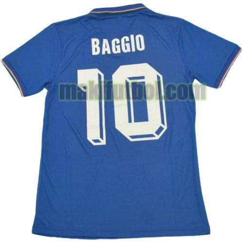 camisetas italia copa mundial 1990 primera baggio 10