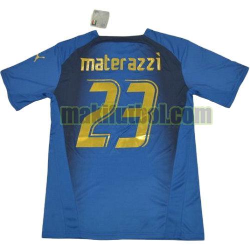 camisetas italia copa mundial 2006 primera materazzi 23