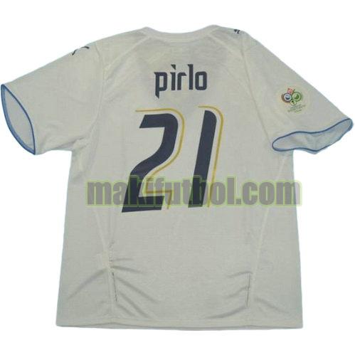 camisetas italia copa mundial 2006 segunda pirlo 21